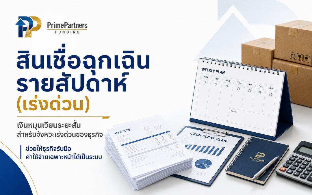 สินเชื่อฉุกเฉินรายสัปดาห์