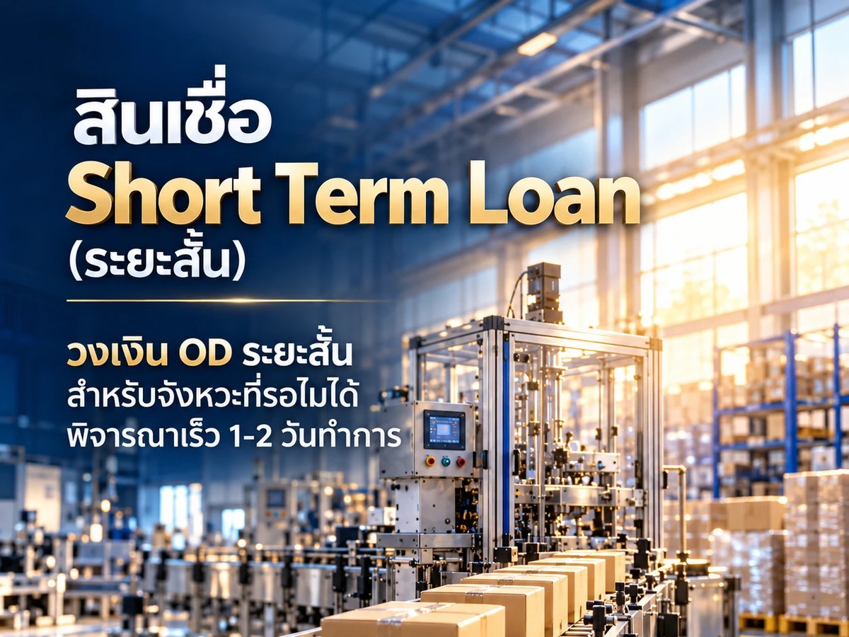 สินเชื่อ Short Term Loan (ระยะสั้น)